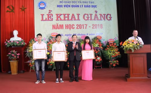 Học viện Quản lý Giáo dục khai giảng năm học mới