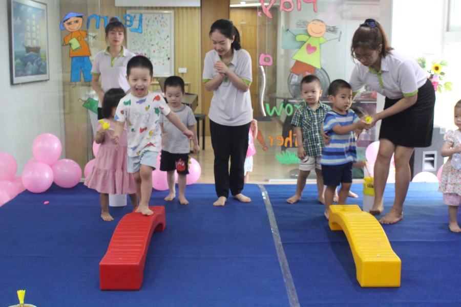 Giờ học của trẻ Trường Mầm non EduPlay Hà Nội