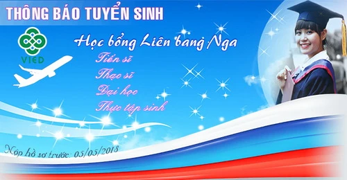 Bộ GD&ĐT tuyển sinh đi học tại Liên bang Nga năm 2018