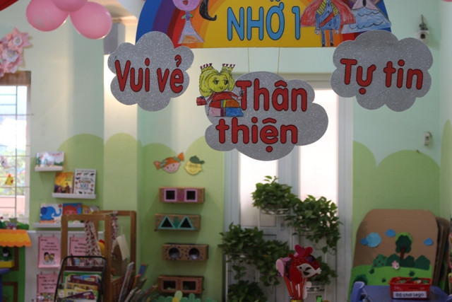 Một lớp được trang trí đẹp mắt