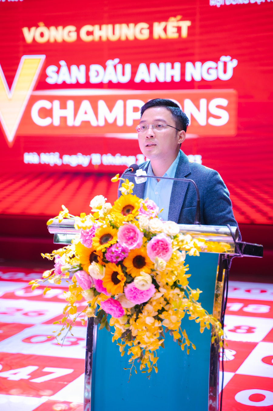 Phó Chủ tịch Thường trực Hội đồng Đội TP Hà Nội Bùi Mạnh Hướng phát biểu tại cuộc thi. Phó Chủ tịch Thường trực Hội đồng Đội TP Hà Nội Bùi Mạnh Hướng phát biểu tại cuộc thi.