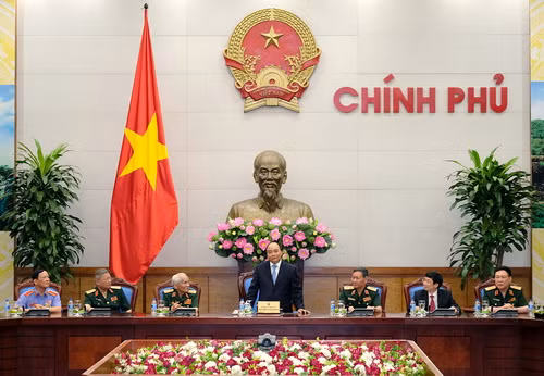 Thủ tướng Nguyễn Xuân Phúc phát biểu tại buổi gặp mặt. Ảnh: VGP