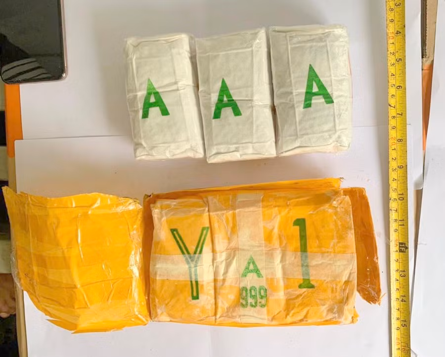 Toàn bộ tang vật bị cơ quan chức năng thu giữ.