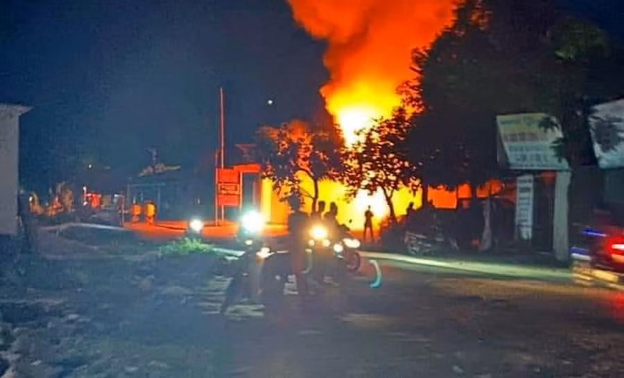 Hiện trường vụ việc.