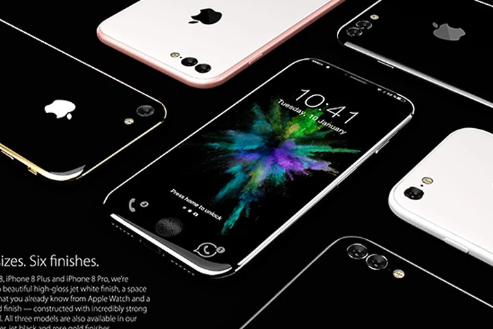 Ngắm concept tuyệt đẹp của iPhone 8 được dựng từ các tin đồn