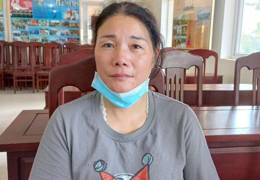 Hai đối tượng Hồ Hải Thu (trái) và Cù Ngân Hữu bị bắt giữ.