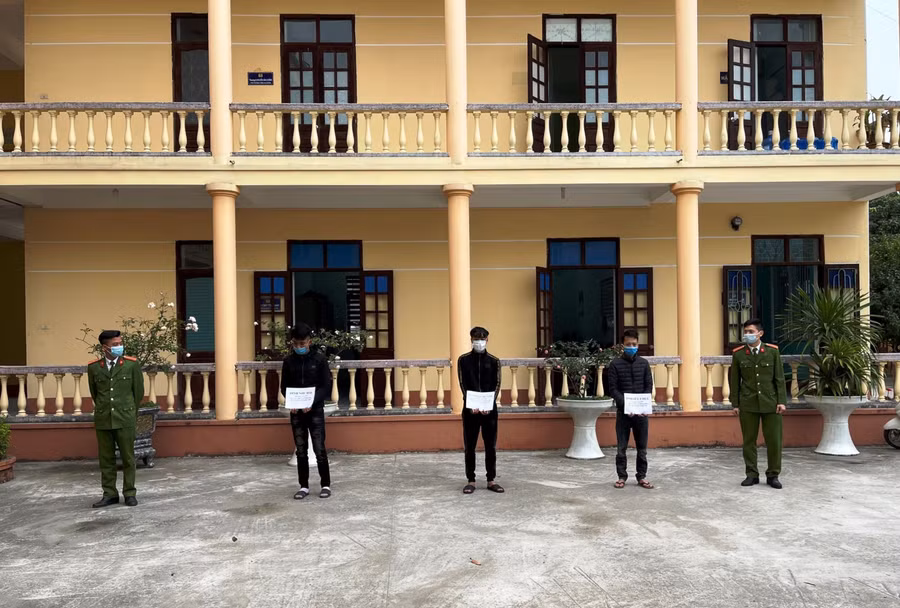 3 đối tượng tại cơ quan chức năng