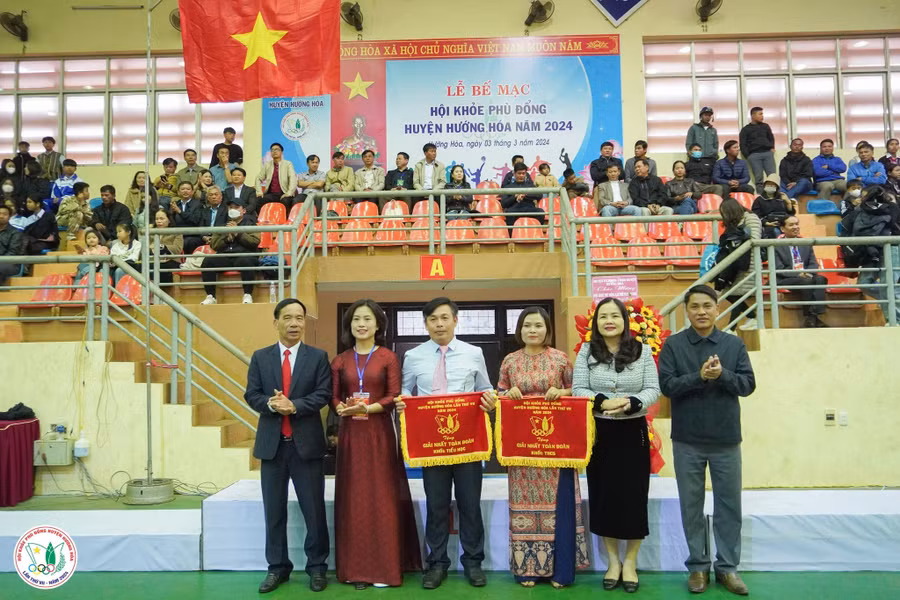 Hội khỏe Phù Đổng huyện Hướng Hóa diễn ra thành công.