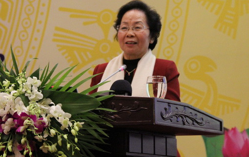 Phó chủ tịch nước Nguyễn Thị Doan phát biểu tại Hội nghị Phó chủ tịch nước Nguyễn Thị Doan phát biểu tại Hội nghị