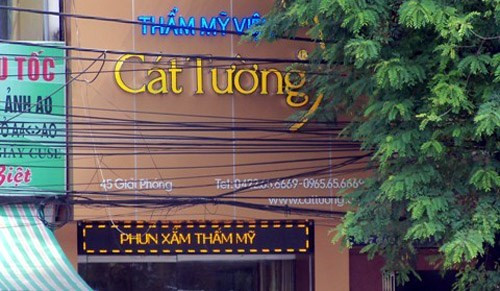 Dò được tín hiệu xương cốt tại thẩm mỹ viện Cát Tường