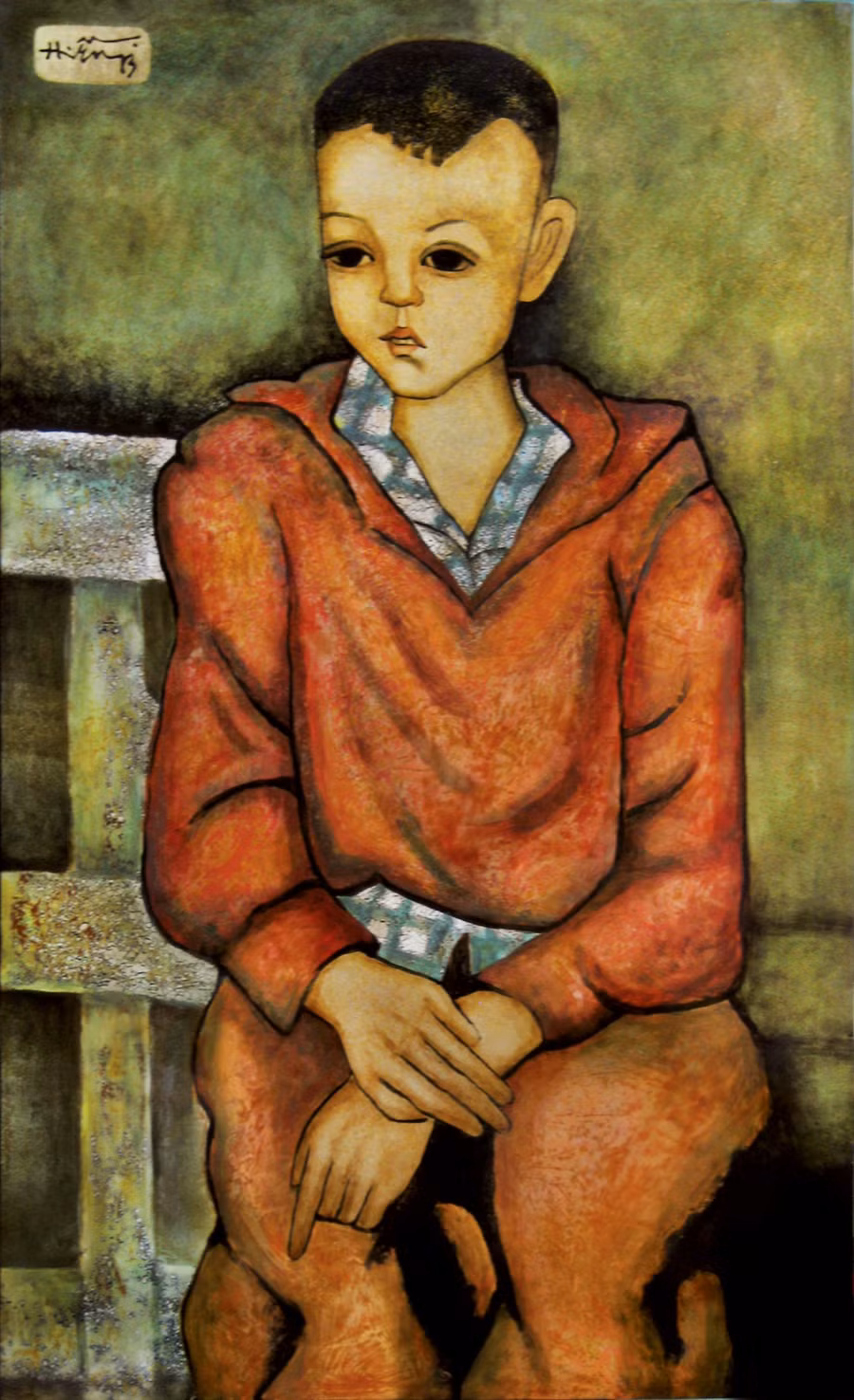 Em Tuấn 1 - Sơn mài