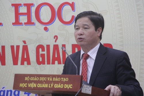 GS.TS Phạm Quang Trung phát biểu tại buổi Tọa đàm