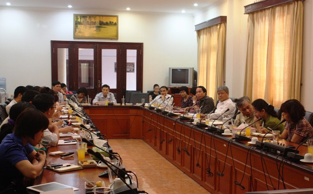 ĐH Y Hà Nội gặp mặt báo chí công bố những hoạt động kỷ niệm 110 năm thành lập. Ảnh: gdtd.vn