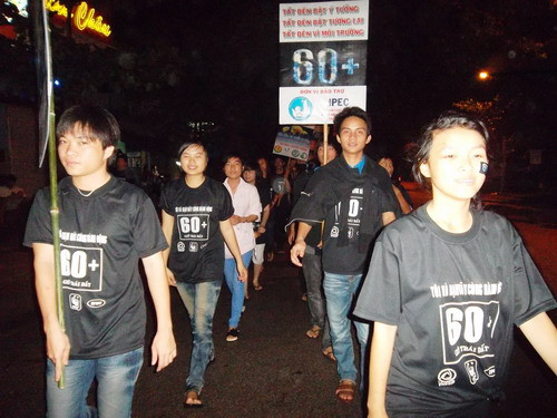 Hô vang khẩu hiểu Giờ Trái đất