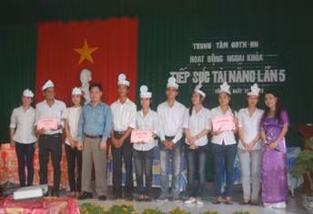 Hình ảnh hội thi “Tiếp sức tài năng”.