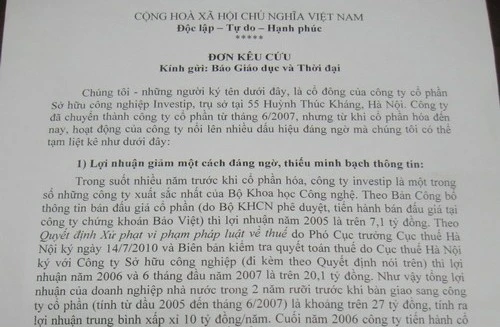 Bức tranh tài chính đáng ngờ và câu chuyện chưa có hồi kết tại Investip