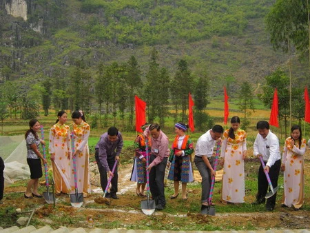 Mèo Vạc: Khởi công khu nhà lưu trú học sinh xã Pả Vi