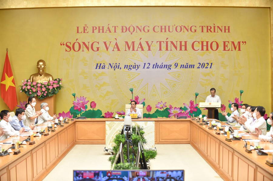 Đại biểu tham dự buổi lễ tại Văn phòng Chính phủ