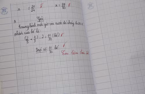 Nhận xét của giáo viên sẽ khích lệ học sinh cố gắng hơn trong học tập. (Ảnh chụp lời nhận xét của giáo viên Trường tiểu học Làng Sen (Nam Đàn - Nghệ An)