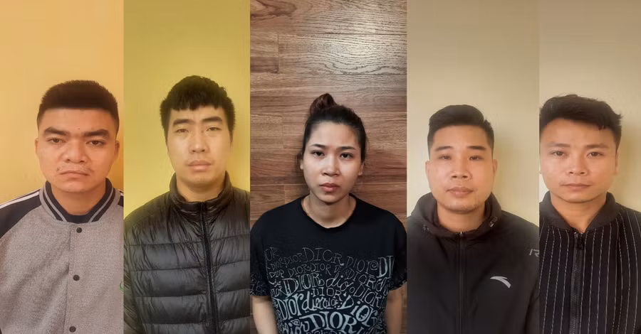 Một số đối tượng có liên quan đến vụ việc.