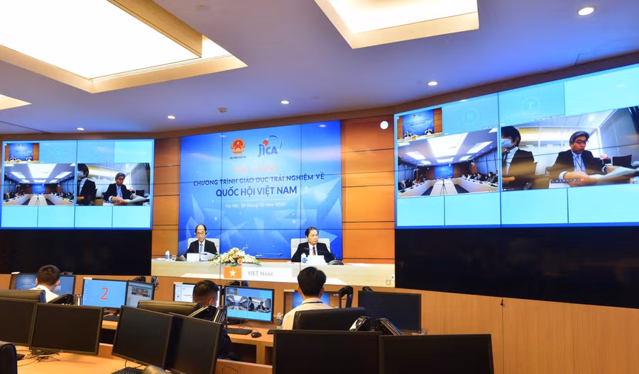 Hội thảo được tổ chức theo hình thức trực tuyến với 2 điểm cầu: Việt Nam và Nhật Bản