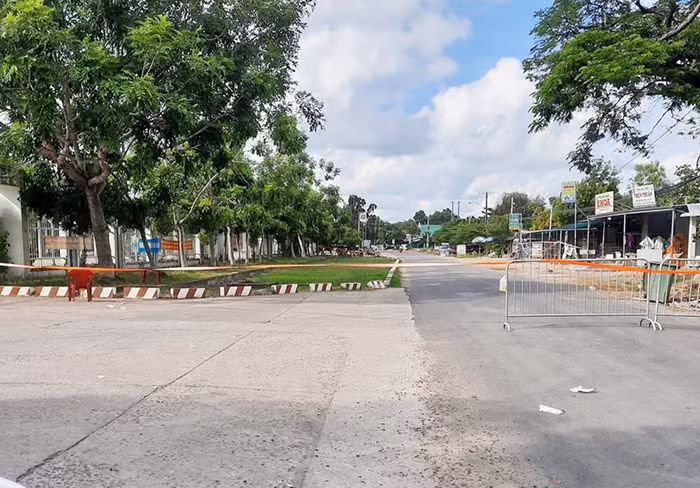 Hiện trường nơi xảy ra vụ án.