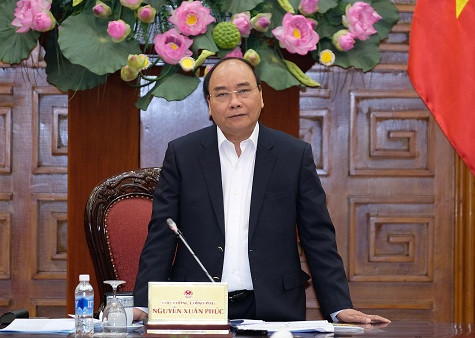 Thủ tướng phát biểu tại buổi làm việc. Ảnh: VGP Thủ tướng phát biểu tại buổi làm việc. Ảnh: VGP