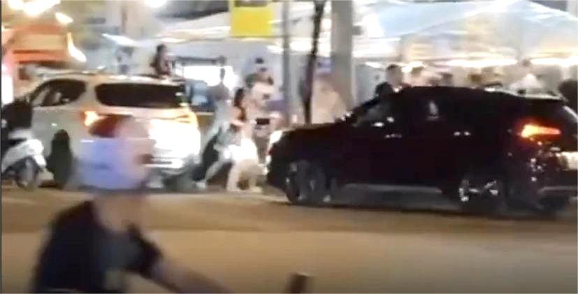 Hiện trường vụ việc. (Ảnh cắt từ clip)