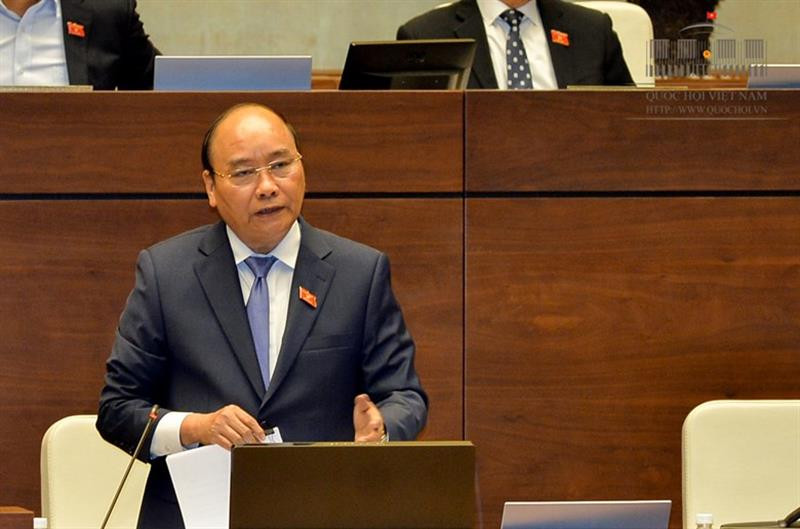 Thủ tướng Chính phủ Nguyễn Xuân Phúc trả lời chất vấn tại Kỳ họp thứ 4 Thủ tướng Chính phủ Nguyễn Xuân Phúc trả lời chất vấn tại Kỳ họp thứ 4
