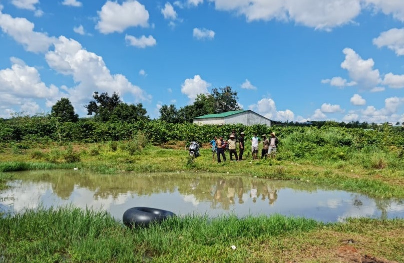 Hiện trường nơi xảy ra vụ việc thương tâm.