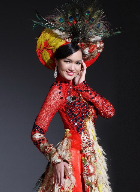 Áo dài Việt trên đấu trường nhan sắc ảnh 3