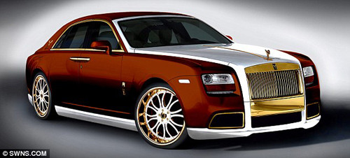 Rolls-Royce dát vàng 24K giá 1 triệu bảng lộ diện ảnh 1 Rolls-Royce dát vàng 24K giá 1 triệu bảng lộ diện ảnh 1