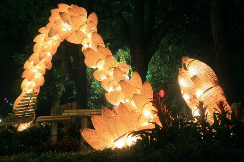 Không gian "nghệ thuật đạo cụ tre" khẳng định những giá trị lịch sử trường tồn của dân tộc Việt.. Ảnh, gdtd.,vn