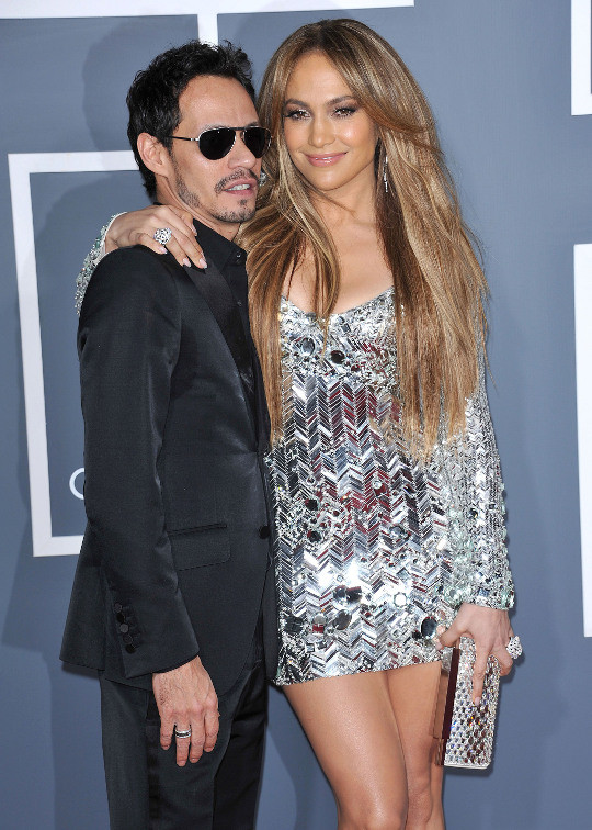 Jennifer Lopez và Marc Anthony thời còn mặn nồng