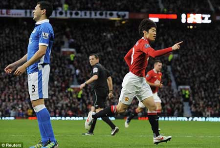 Bàn thắng khai thông bế tắc của Park Ji Sung Bàn thắng khai thông bế tắc của Park Ji Sung