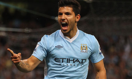 Sergio Aguero hoà nhập rất nhanh với lối đá của Man City