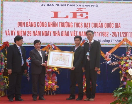 Huyện Bắc Hà đã có 25 trường học đạt chuẩn quốc gia