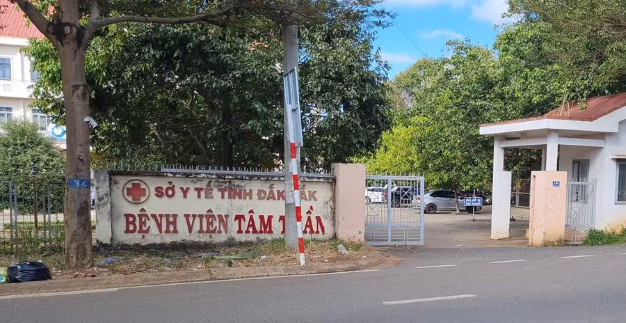 Bệnh viện Tâm thần tỉnh Đắk Lắk. (Ảnh: MC)