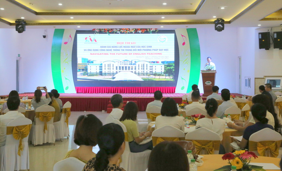 Hội thảo nằm trong kế hoạch hợp tác giáo dục giữa Sở GD&amp;ĐT Quảng Trị và Học viện Quản lý Singapore.