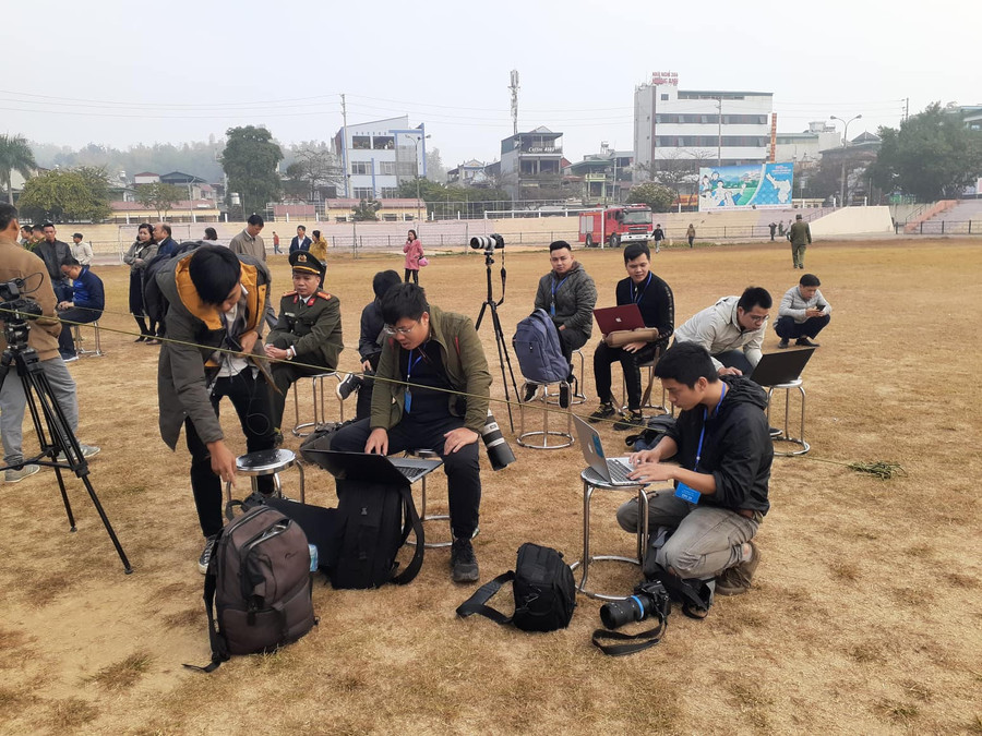 Phiên tòa thu hút sự quan tâm của đông đảo cơ quan báo chí trong cả nước