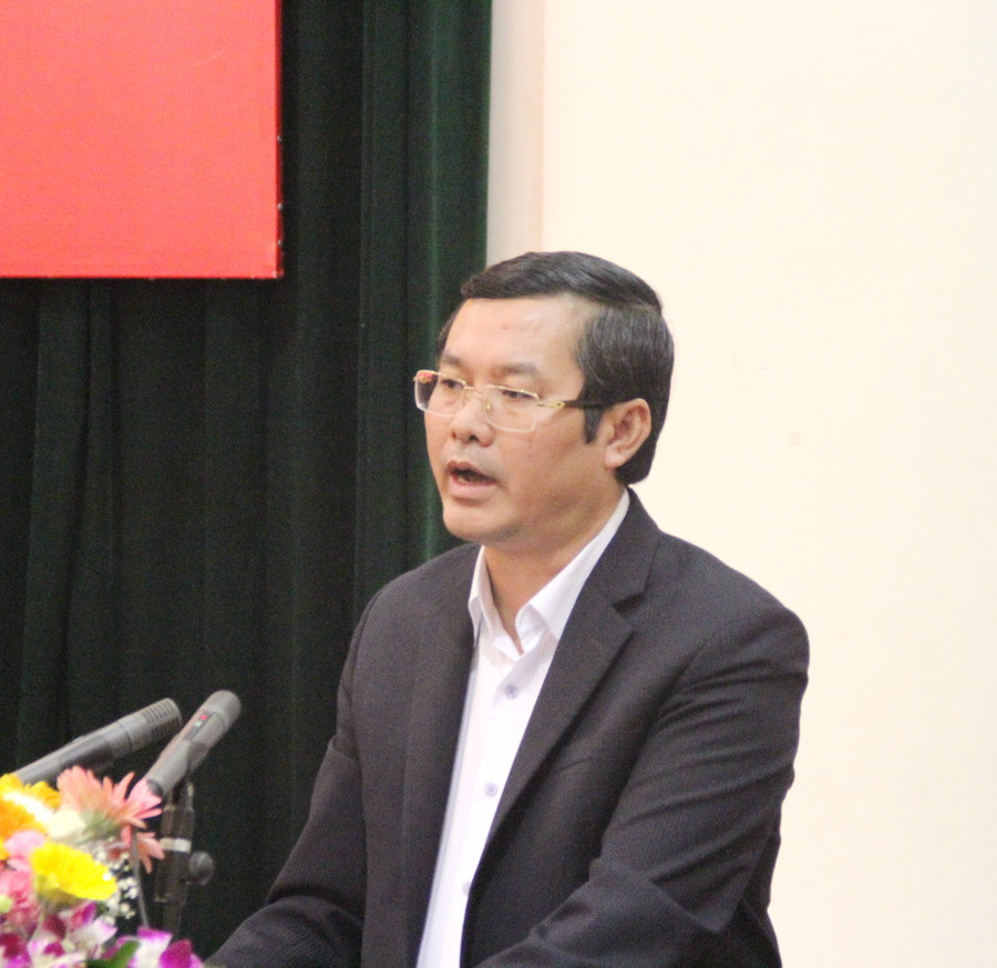 Thứ trưởng Nguyễn Văn Phúc phát biểu tại hội nghị