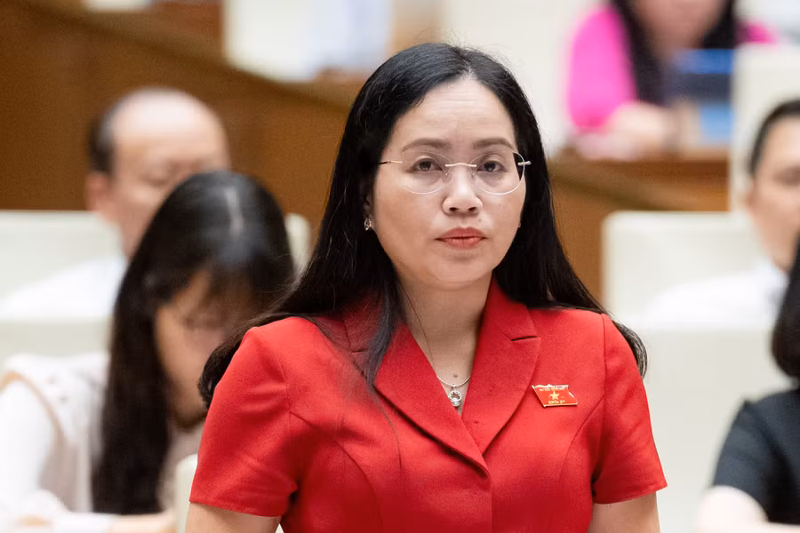 Đại biểu Hồ Thị Kim Ngân (Đoàn ĐBQH tỉnh Bắc Kạn).