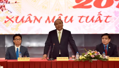 Thủ tướng phát biểu tại buổi gặp mặt