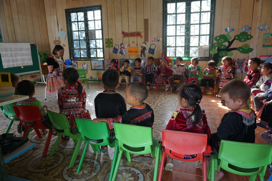 Hiện trạng điểm trường trước khi xây dựng. Hiện trạng điểm trường trước khi xây dựng.