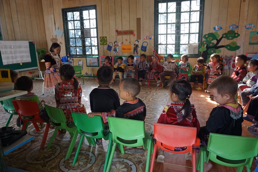 Hiện trạng điểm trường trước khi xây dựng.