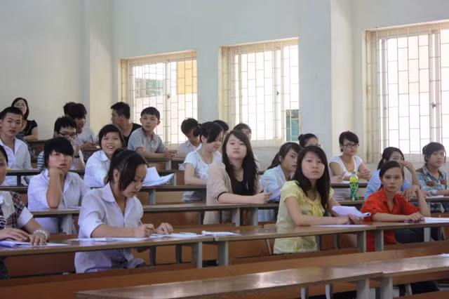 Thí sinh thi ĐH, CĐ 2012. Ảnh: gdtd.vn