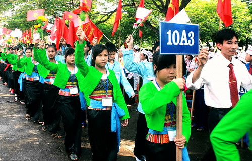 HS trường PTDTNT Hà Nội. Ảnh, gdtd.vn HS trường PTDTNT Hà Nội. Ảnh, gdtd.vn