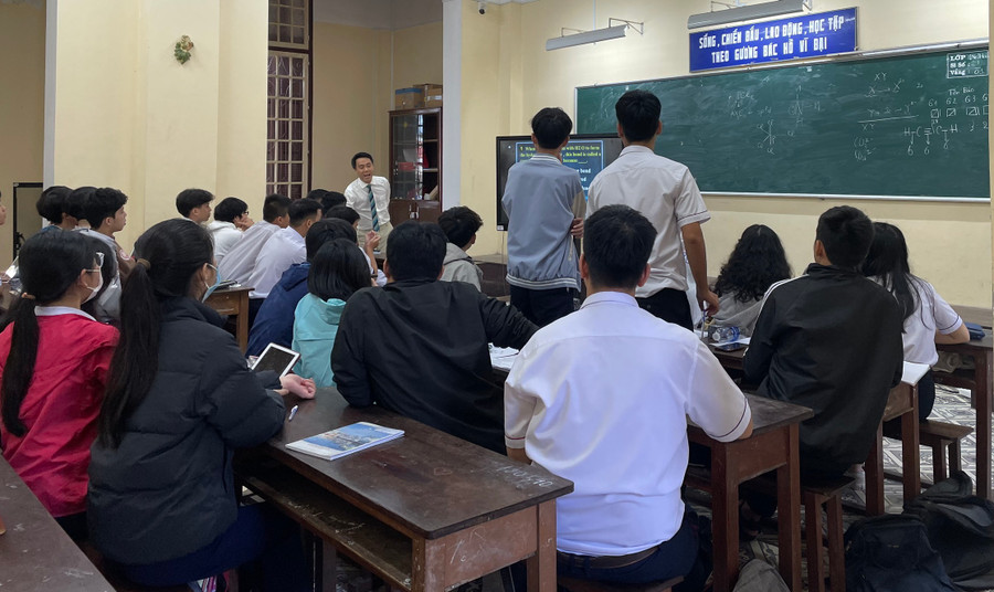 Các thầy cô tăng cường tư vấn kinh nghiệm và cách thức làm bài thi sao cho hiệu quả nhất.