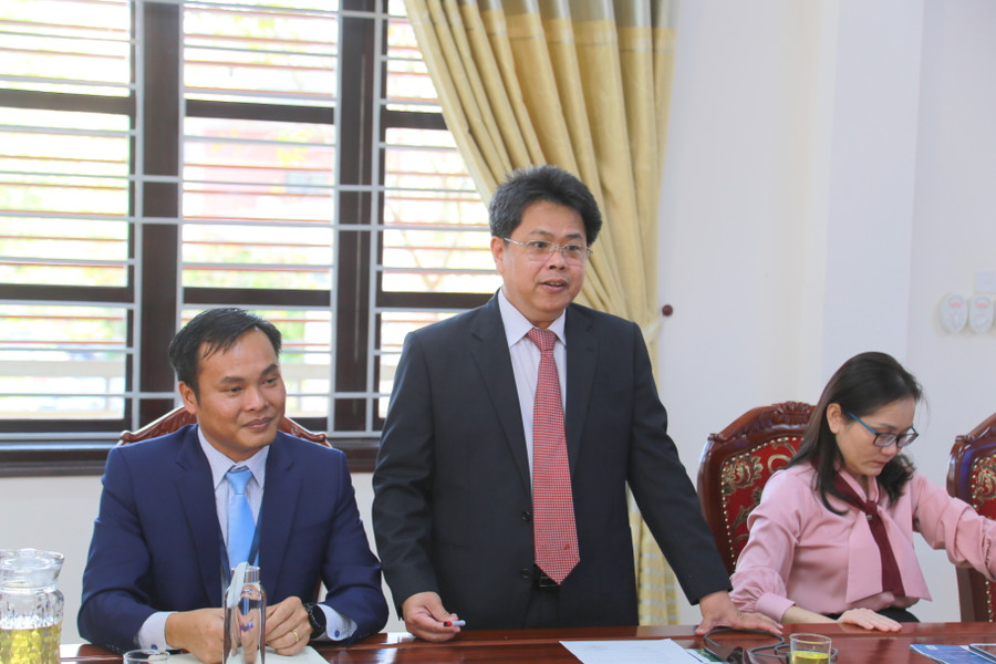 TS Nguyễn Ngọc Huy - Phó hiệu trưởng EIU thông tin về công tác đào tạo của nhà trường. TS Nguyễn Ngọc Huy - Phó hiệu trưởng EIU thông tin về công tác đào tạo của nhà trường.