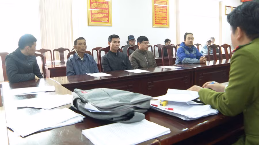 Các đối tượng tại cơ quan điều tra